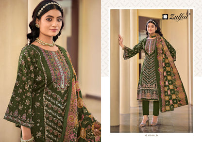 Sangini Vol 7 Zulfat Designer Jam Cotton Karachi Salwar Suits Wholesale Price
