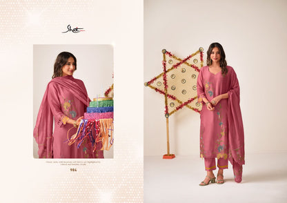 Sangroor Jay Vijay Shai Bemberg Pant Style Suits Exporter Gujarat