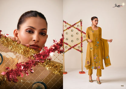 Sangroor Jay Vijay Shai Bemberg Pant Style Suits Exporter Gujarat