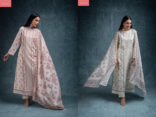 Sangvi Naariti Cotton Lawn Pant Style Suits Exporter Gujarat