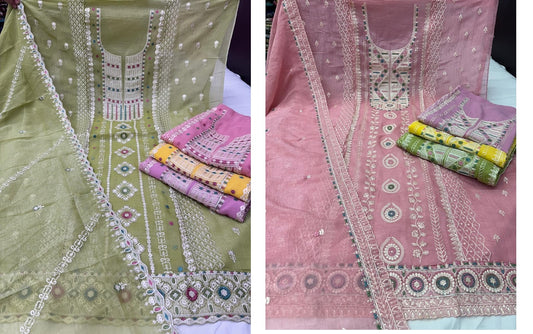 Sania Nayandeep Crunchy Silk Salwar Suits Supplier