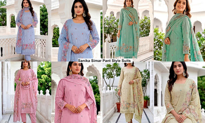 Sanika Simar Lawn Cotton Pant Style Suits Wholesaler Gujarat