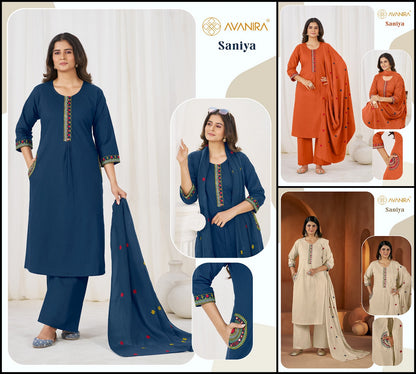 Saniya Avanira Dhabu Cotton Readymade Plazzo Style Suits Exporter Ahmedabad