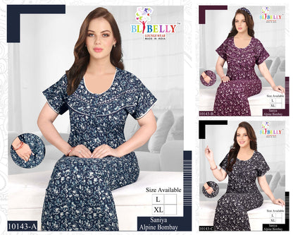 Saniya Belly Alpine Night Gowns Wholesaler India