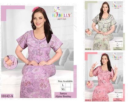 Saniya Belly Alpine Night Gowns Wholesaler India