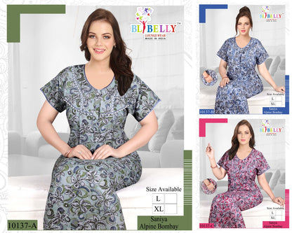 Saniya Belly Alpine Night Gowns Wholesaler India