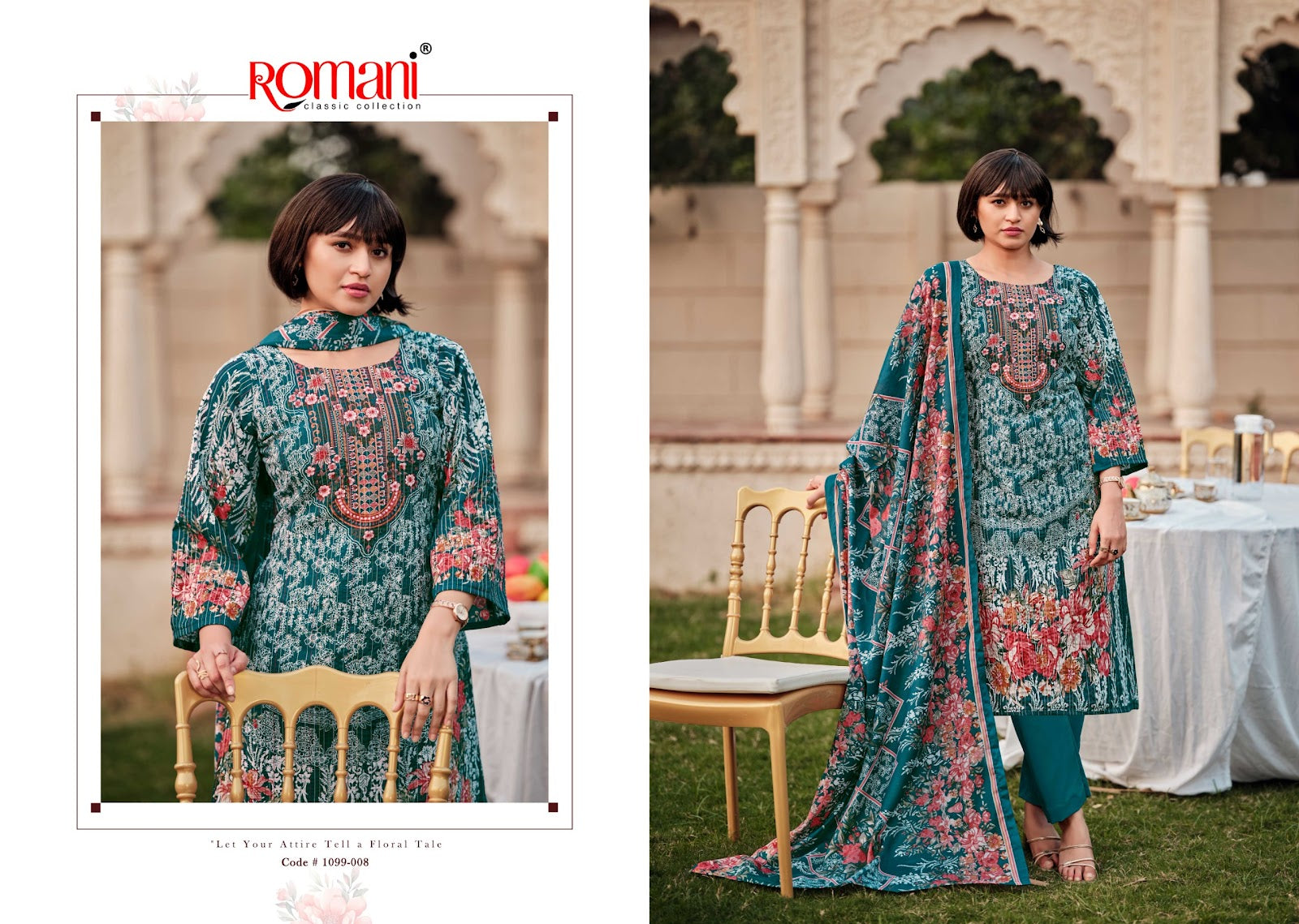 Saniya Romani Cotton Karachi Salwar Suits Wholesaler Ahmedabad