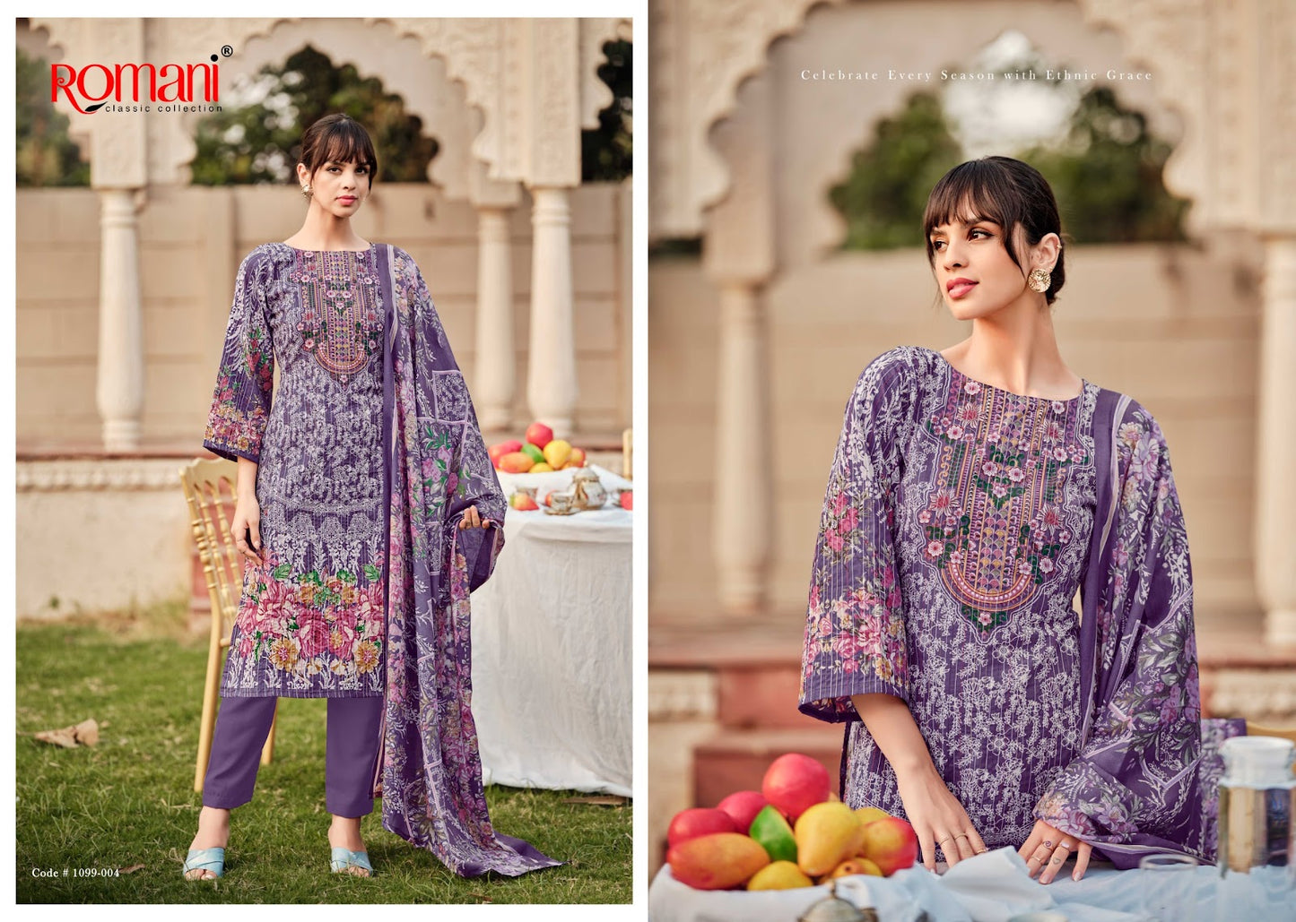 Saniya Romani Cotton Karachi Salwar Suits Wholesaler Ahmedabad
