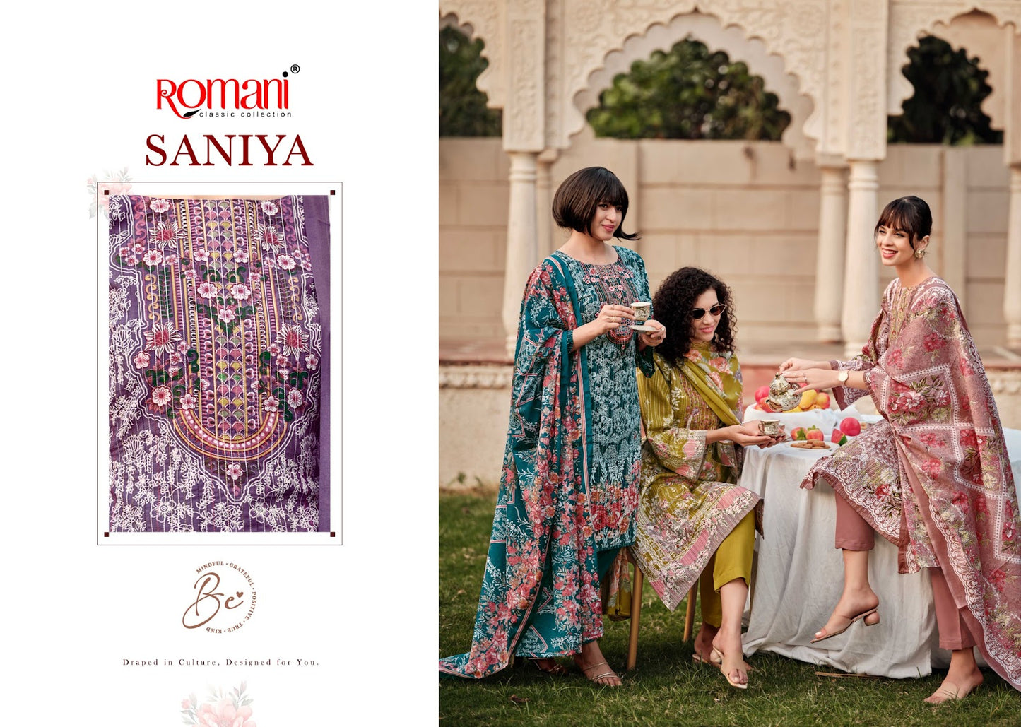 Saniya Romani Cotton Karachi Salwar Suits Wholesaler Ahmedabad