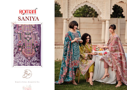 Saniya Romani Cotton Karachi Salwar Suits Wholesaler Ahmedabad