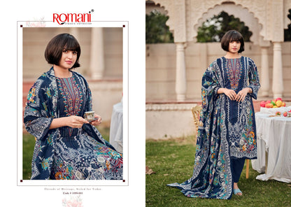 Saniya Romani Cotton Karachi Salwar Suits Wholesaler Ahmedabad