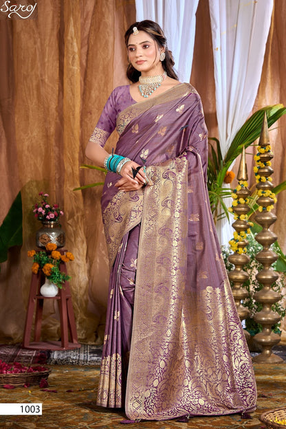Saniya Saroski Vol 2 Saroj Satin Sarees Wholesaler
