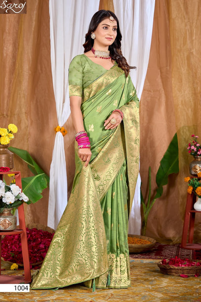 Saniya Saroski Vol 2 Saroj Satin Sarees Wholesaler
