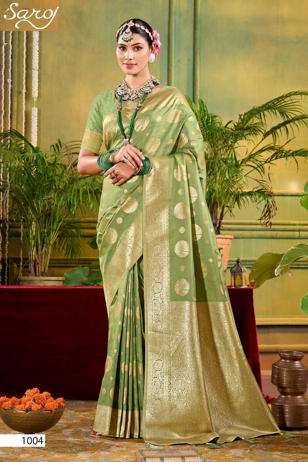 Saniya Saroski Vol 3 Saroj Satin Sarees Wholesaler