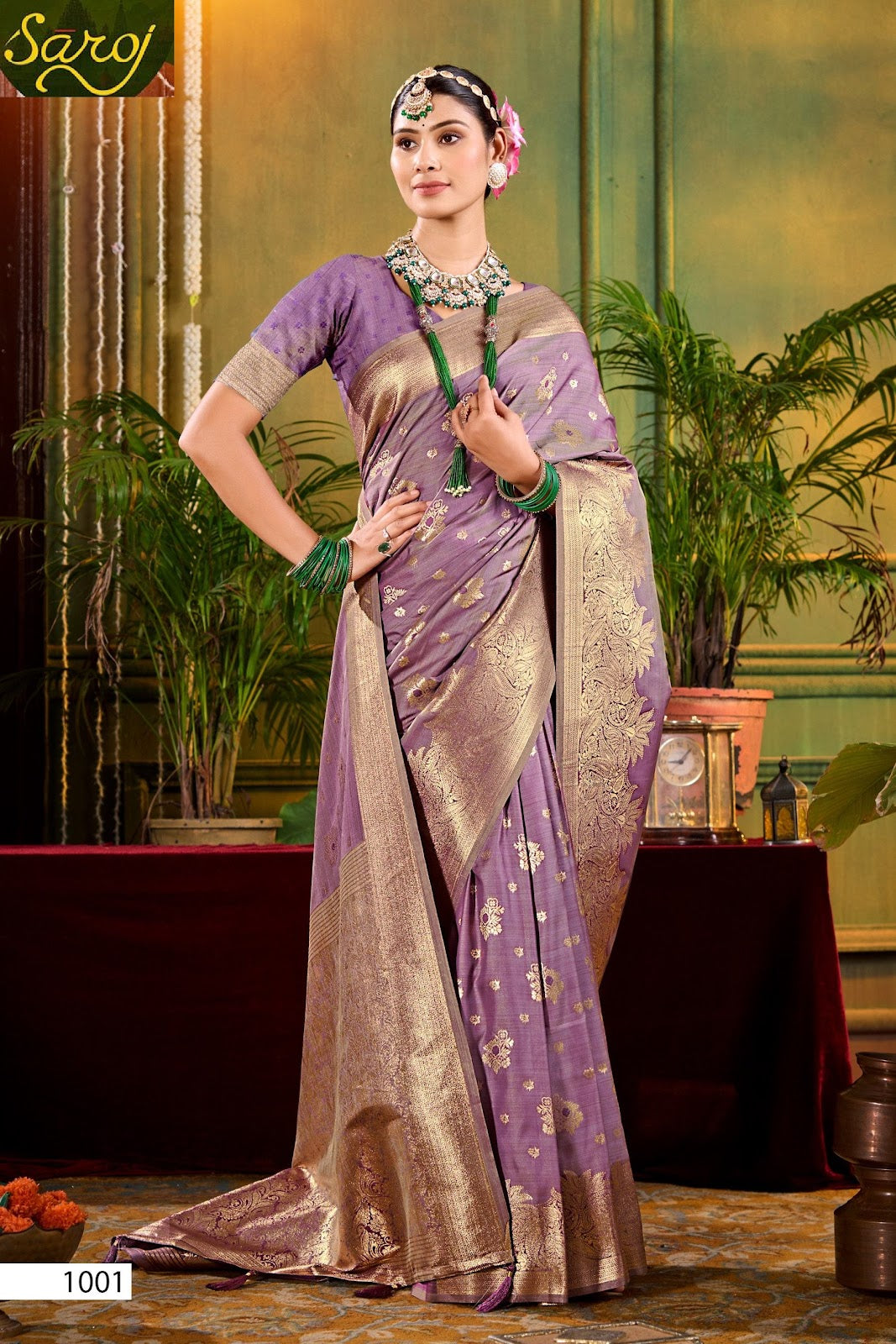 Saniya Saroski Vol 4 Saroj Satin Sarees Wholesaler