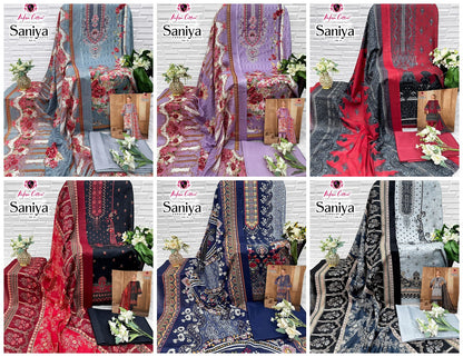 Saniya Vol 7 Nafisa Cotton Cotton Karachi Salwar Suits Manufacturer