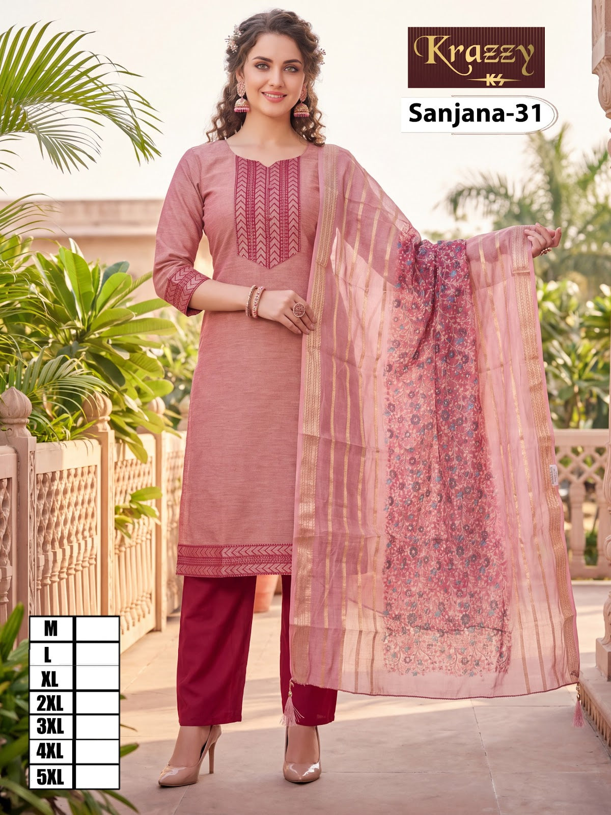 Sanjana Krazzy Kanha South Cotton Readymade Pant Style Suits Supplier Gujarat