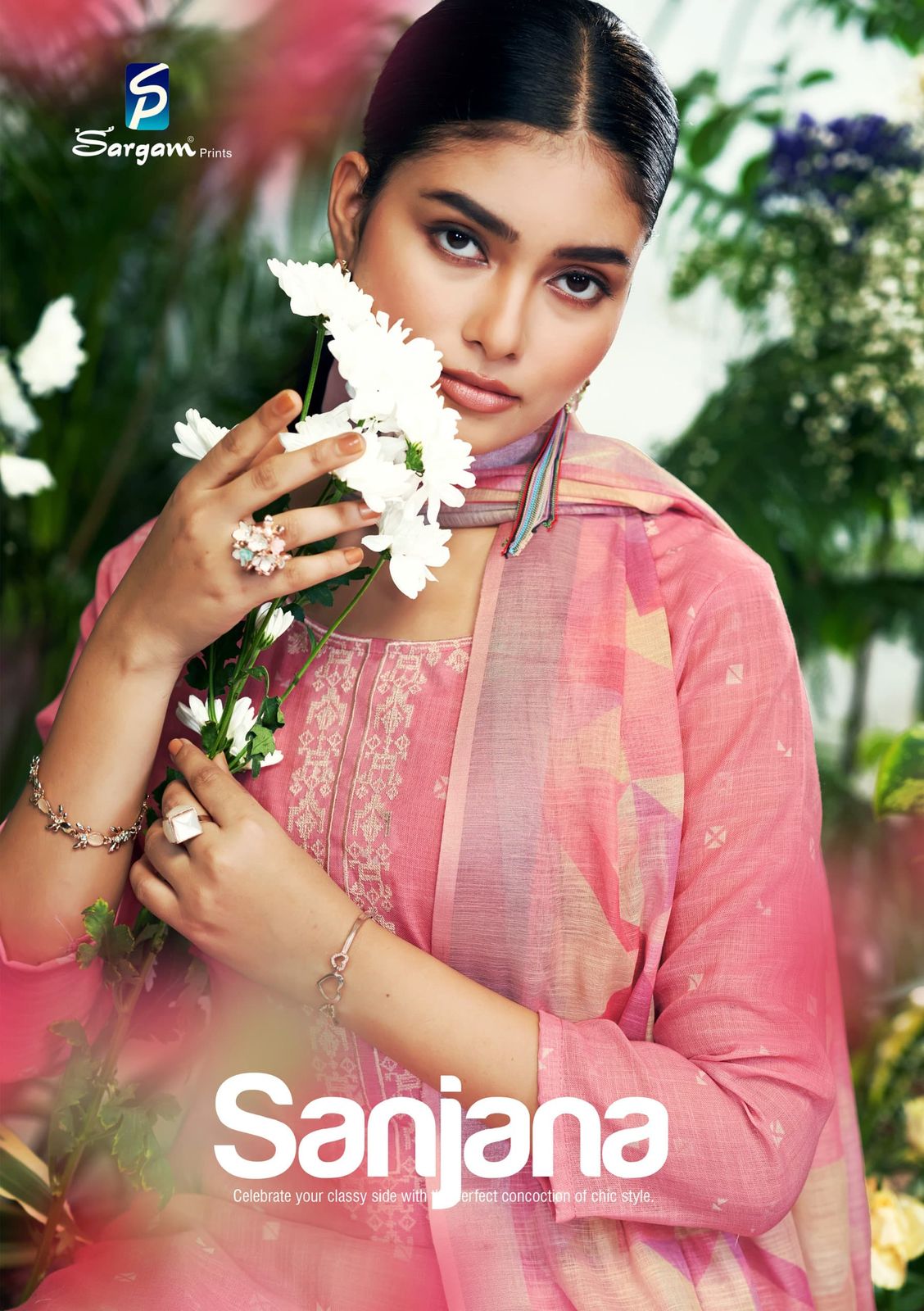Sanjana Sargam Prints Lilen Pant Style Suits Manufacturer Ahmedabad