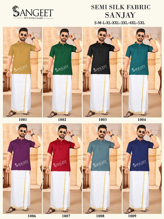 Sanjay Sangeet Silk Mens Shirts Manufacturer Ahmedabad
