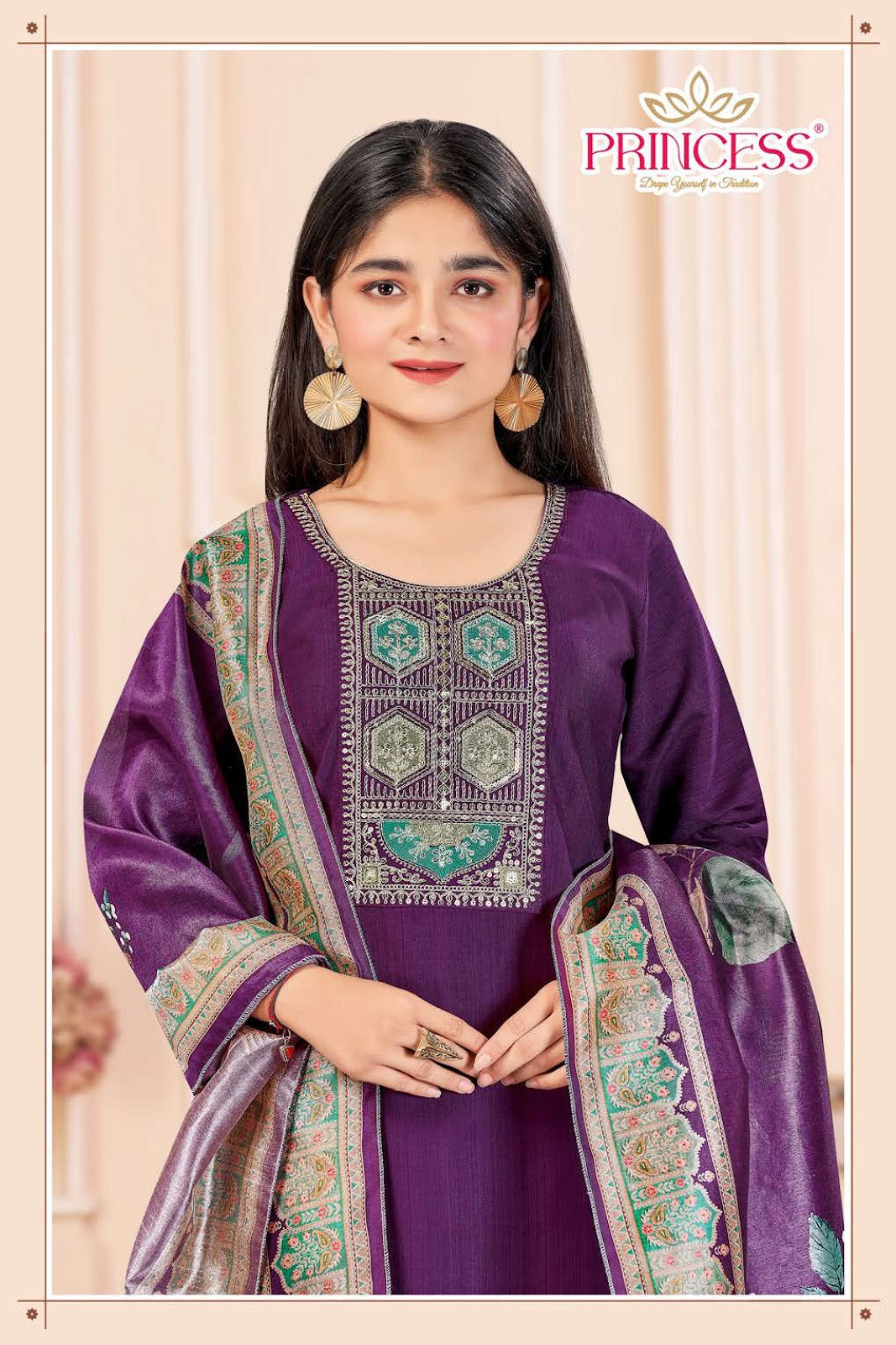 Sanjivani Princess Creation Vetican Girls Readymade Pant Suits Supplier