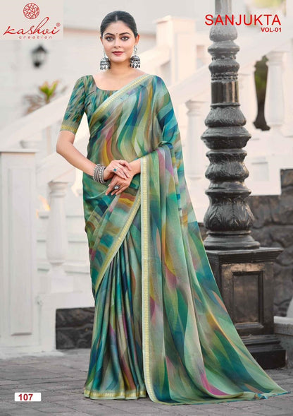 Sanjukta Vol 1 Kashvi Creation Sarees Exporter Gujarat