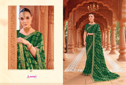 Sanno Ayaan Value Chiffon Sarees Supplier India