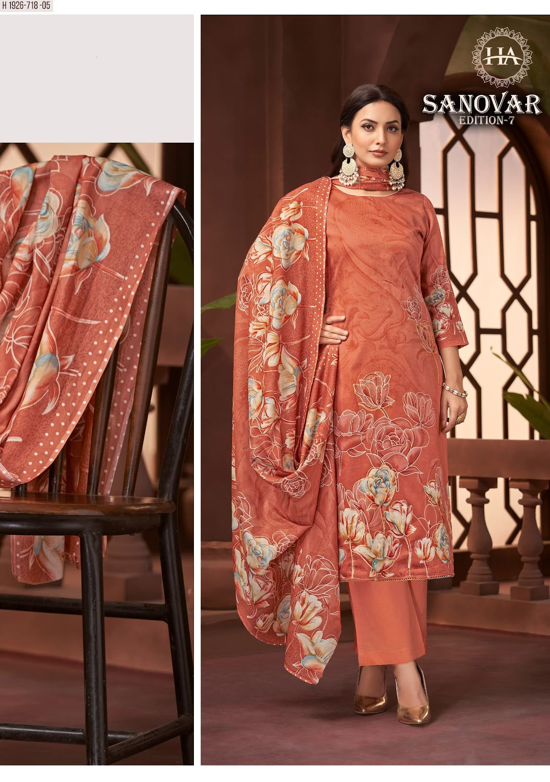Sanovar Edition 7 Harshit Fashion Pure Zam Karachi Salwar Suits Wholesale Price