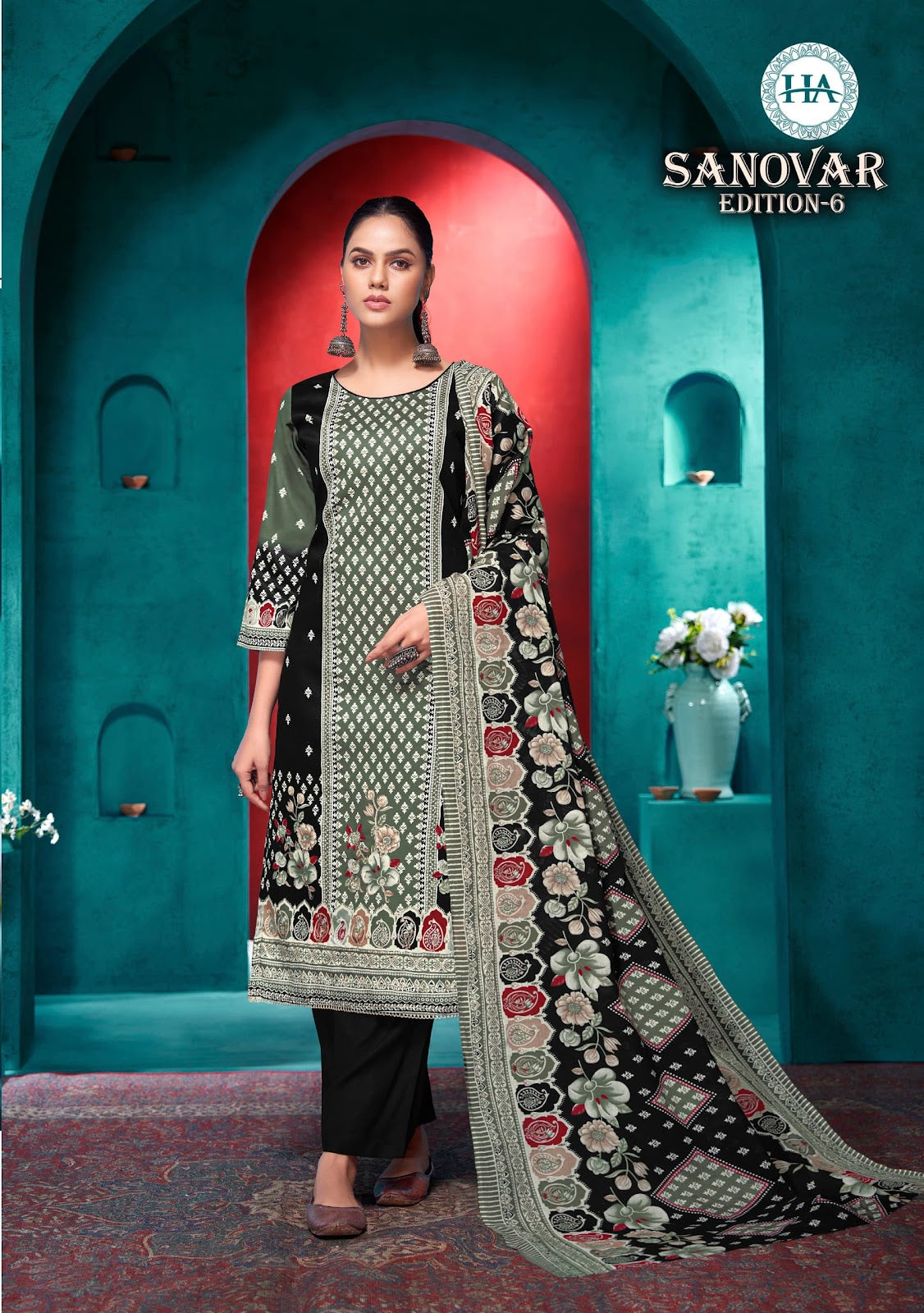 Sanovar 6 Alok Pure Zam Pakistani Salwar Suits Wholesale Price