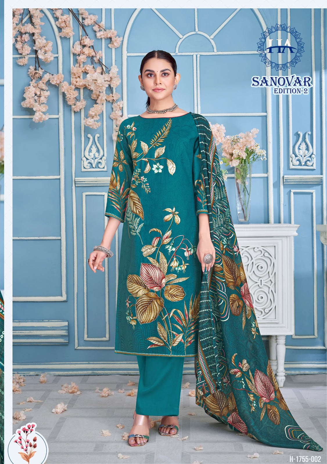 Sanovar Edition 2 Harshit Fashion Zam Cotton Pant Style Suits Wholesale Price