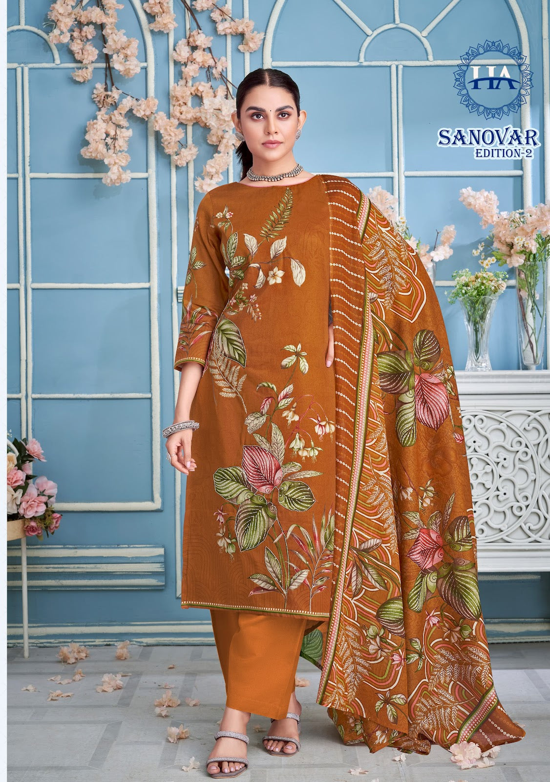Sanovar Edition 2 Harshit Fashion Zam Cotton Pant Style Suits Wholesale Price