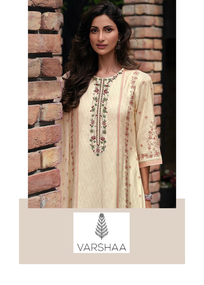 Sansai Varshaa Crape Plazzo Style Suits Exporter India
