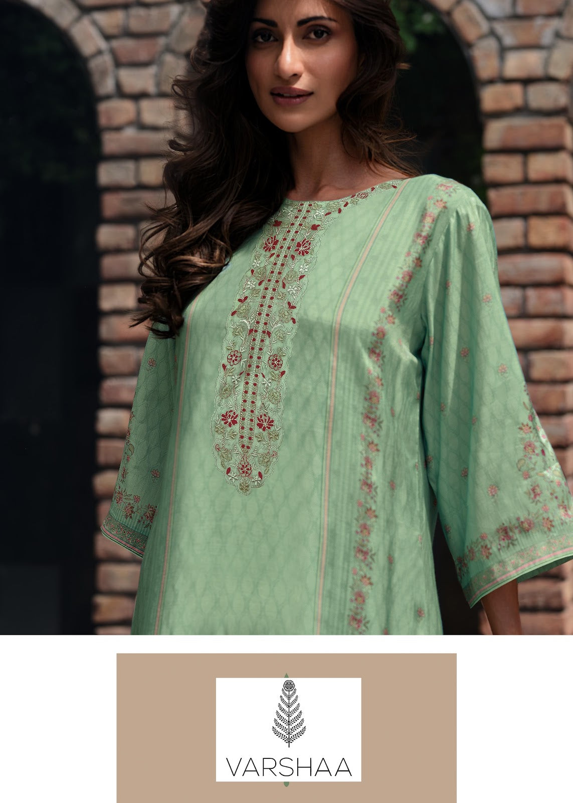 Sansai Varshaa Crape Plazzo Style Suits Exporter India