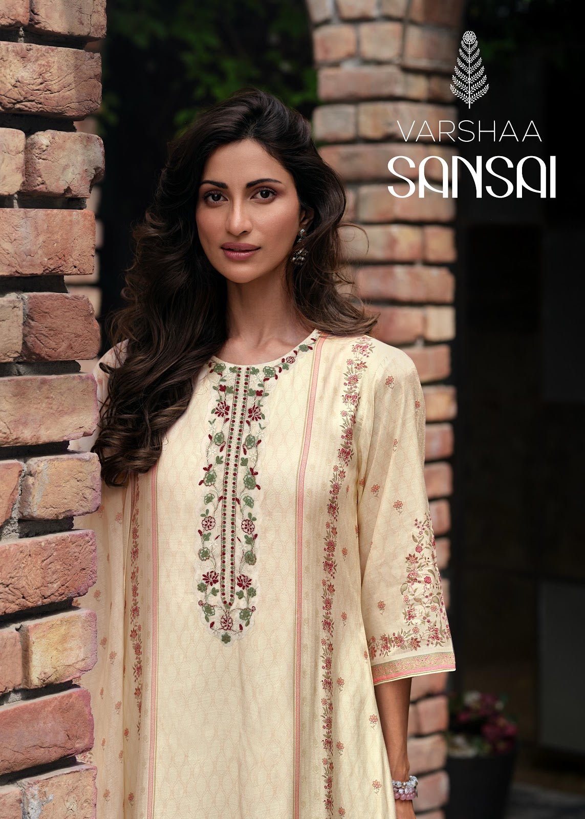 Sansai Varshaa Crape Plazzo Style Suits Exporter India