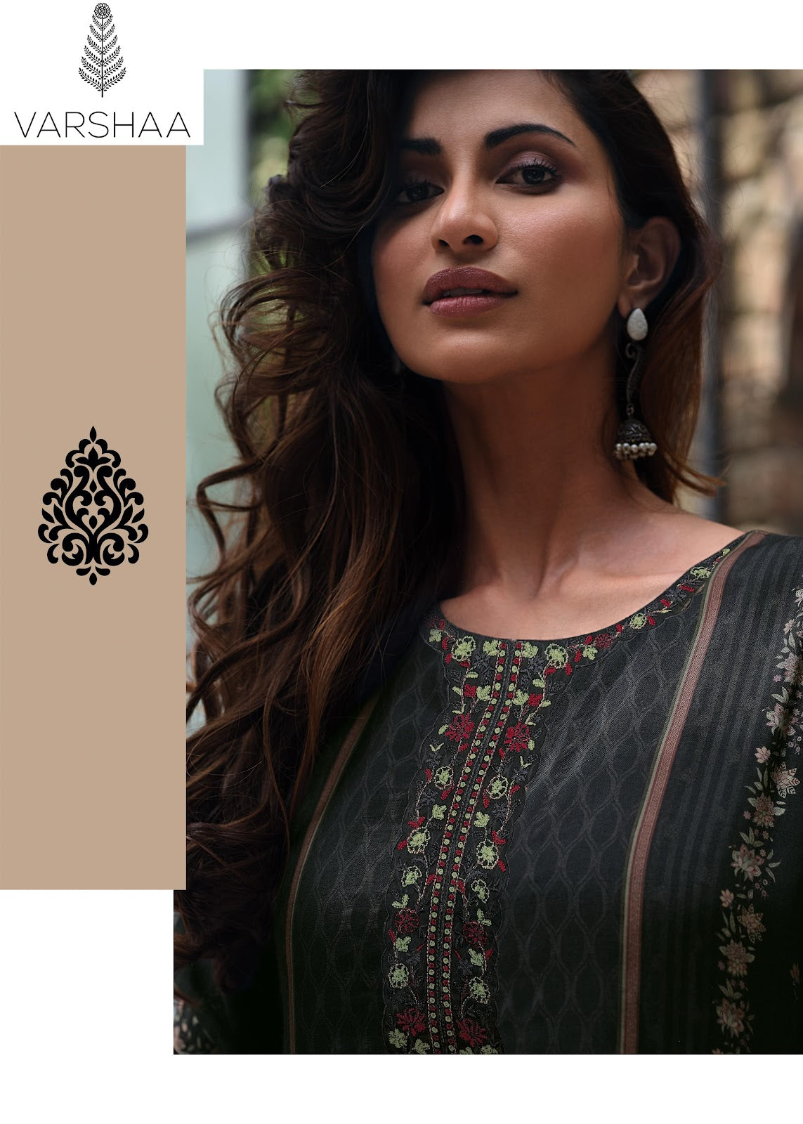 Sansai Varshaa Crape Plazzo Style Suits Exporter India