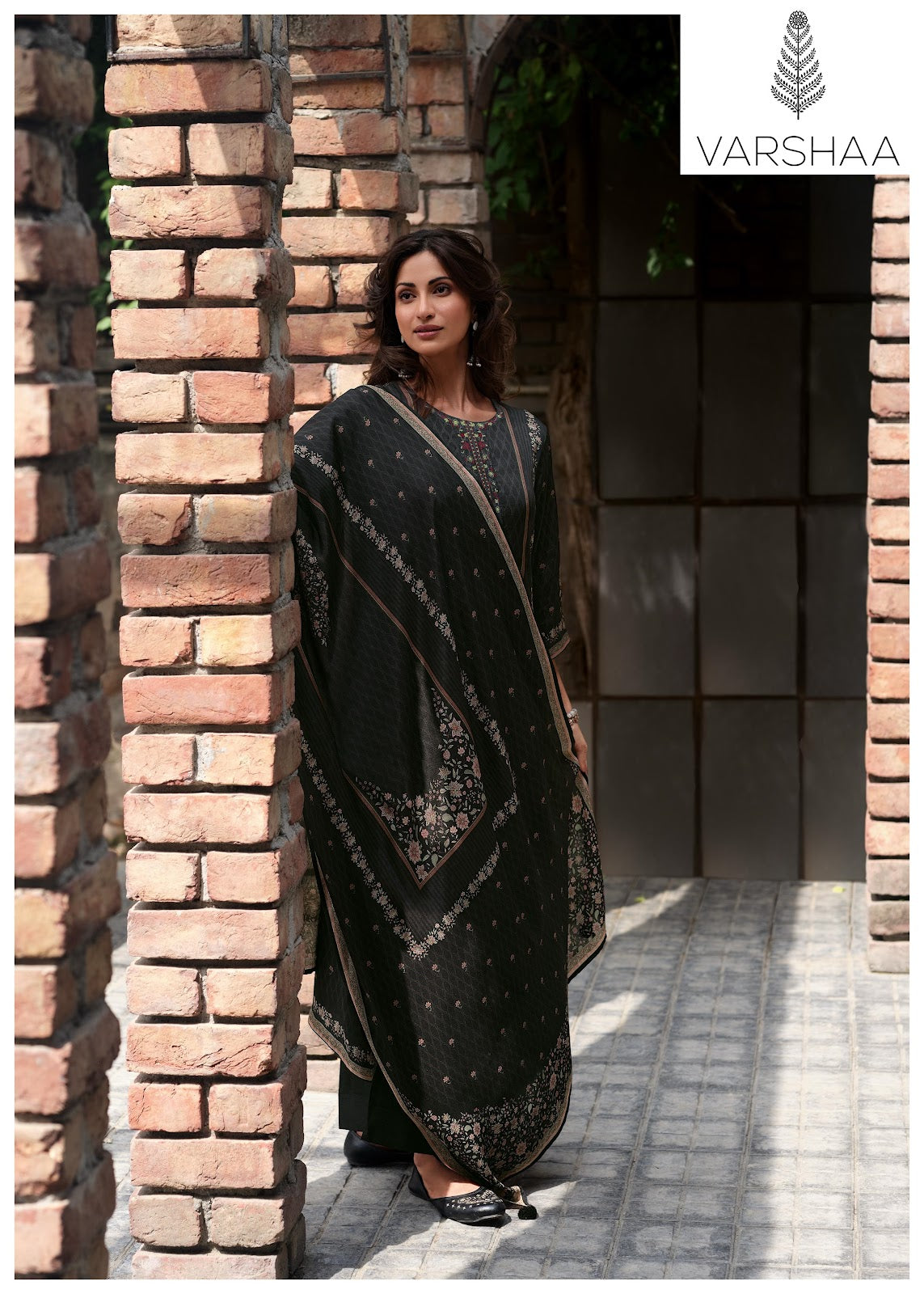 Sansai Varshaa Crape Plazzo Style Suits Exporter India