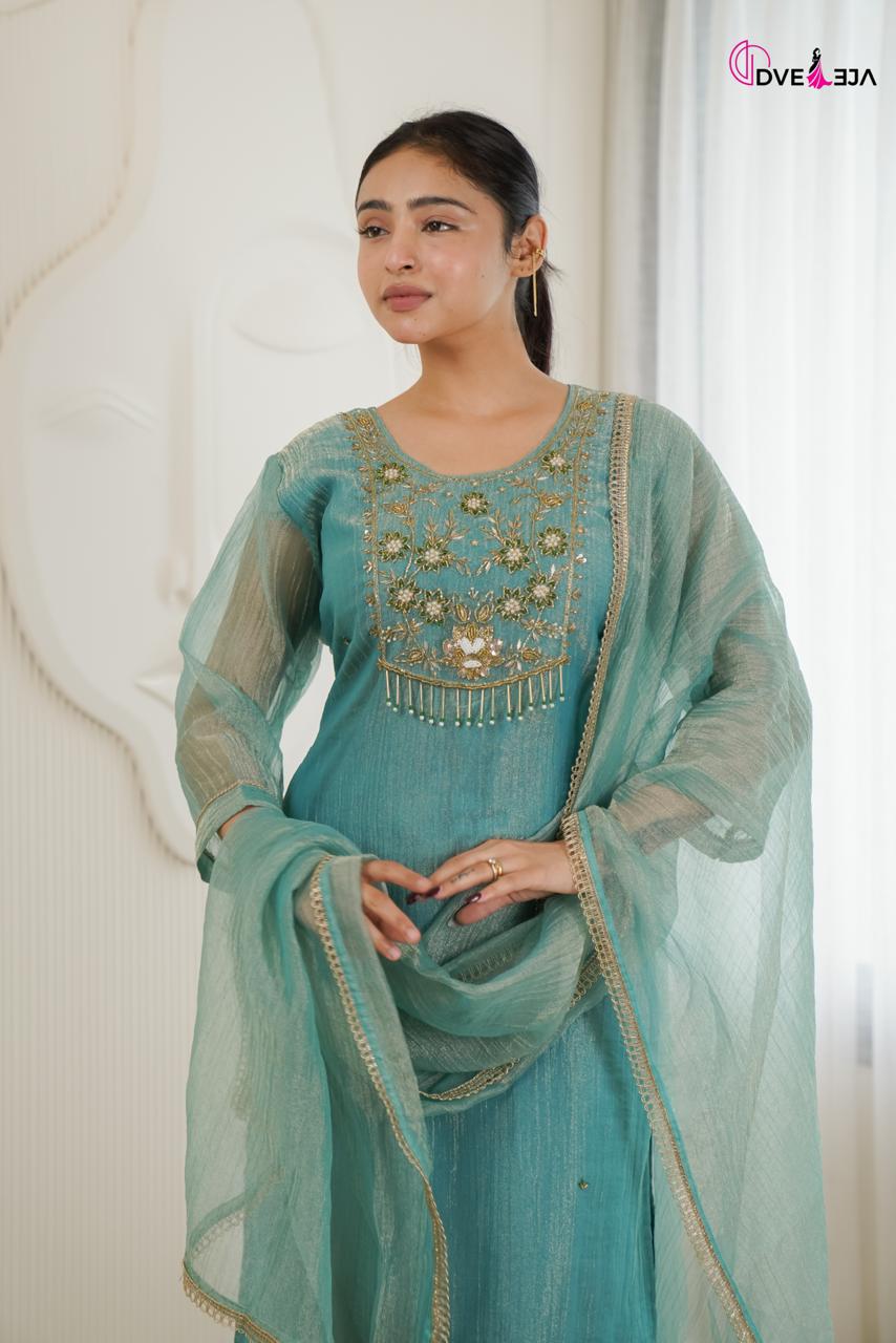 Sanskar Series Dveeja Fashion Salsa Readymade Plazzo Style Suits Exporter India