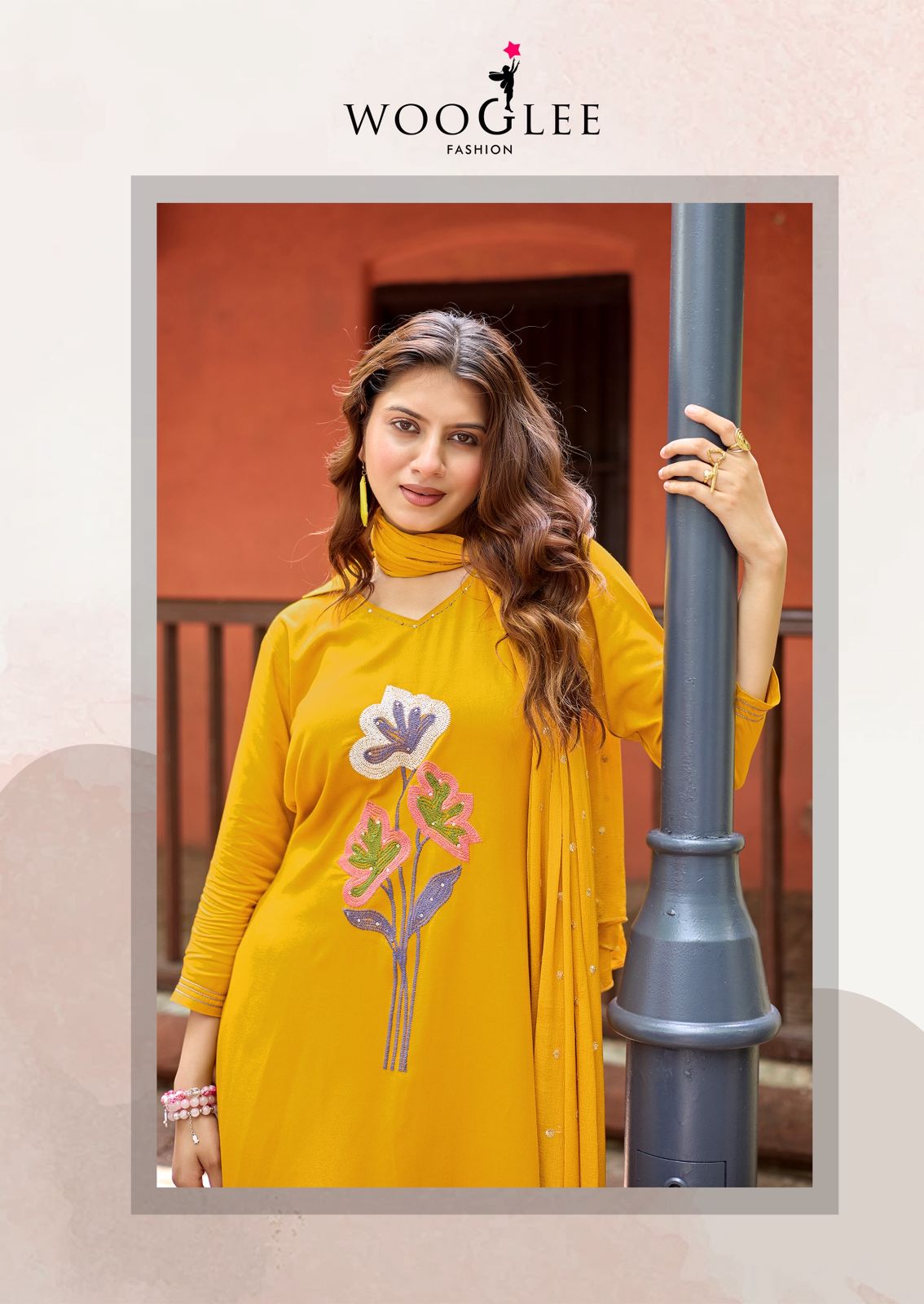 Sanskriti Wooglee Rayon Readymade Pant Style Suits Wholesale
