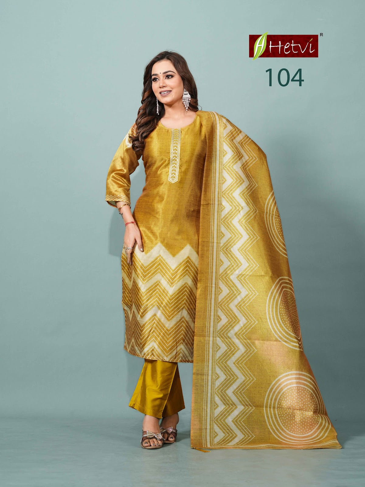 Sanskruti Hetvi Silk Readymade Pant Style Suits Wholesale Price