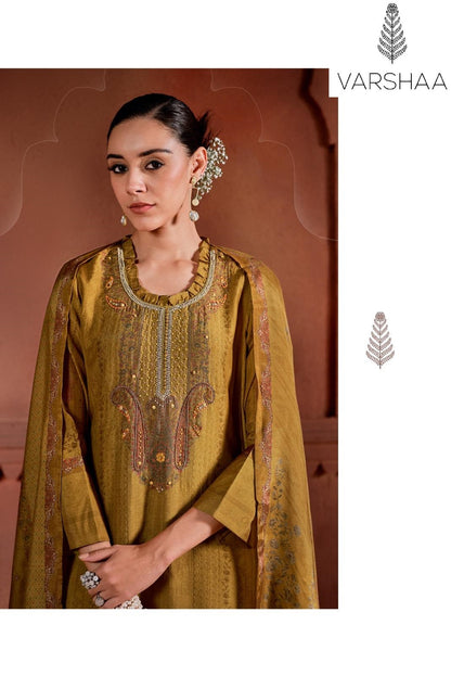 Santoni Varshaa Viscose Plazzo Style Suits Manufacturer Ahmedabad