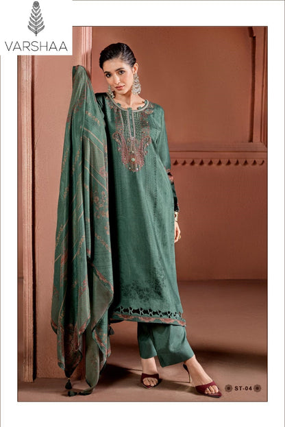 Santoni Varshaa Viscose Plazzo Style Suits Manufacturer Ahmedabad