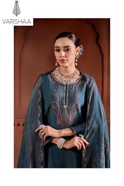 Santoni Varshaa Viscose Plazzo Style Suits Manufacturer Ahmedabad