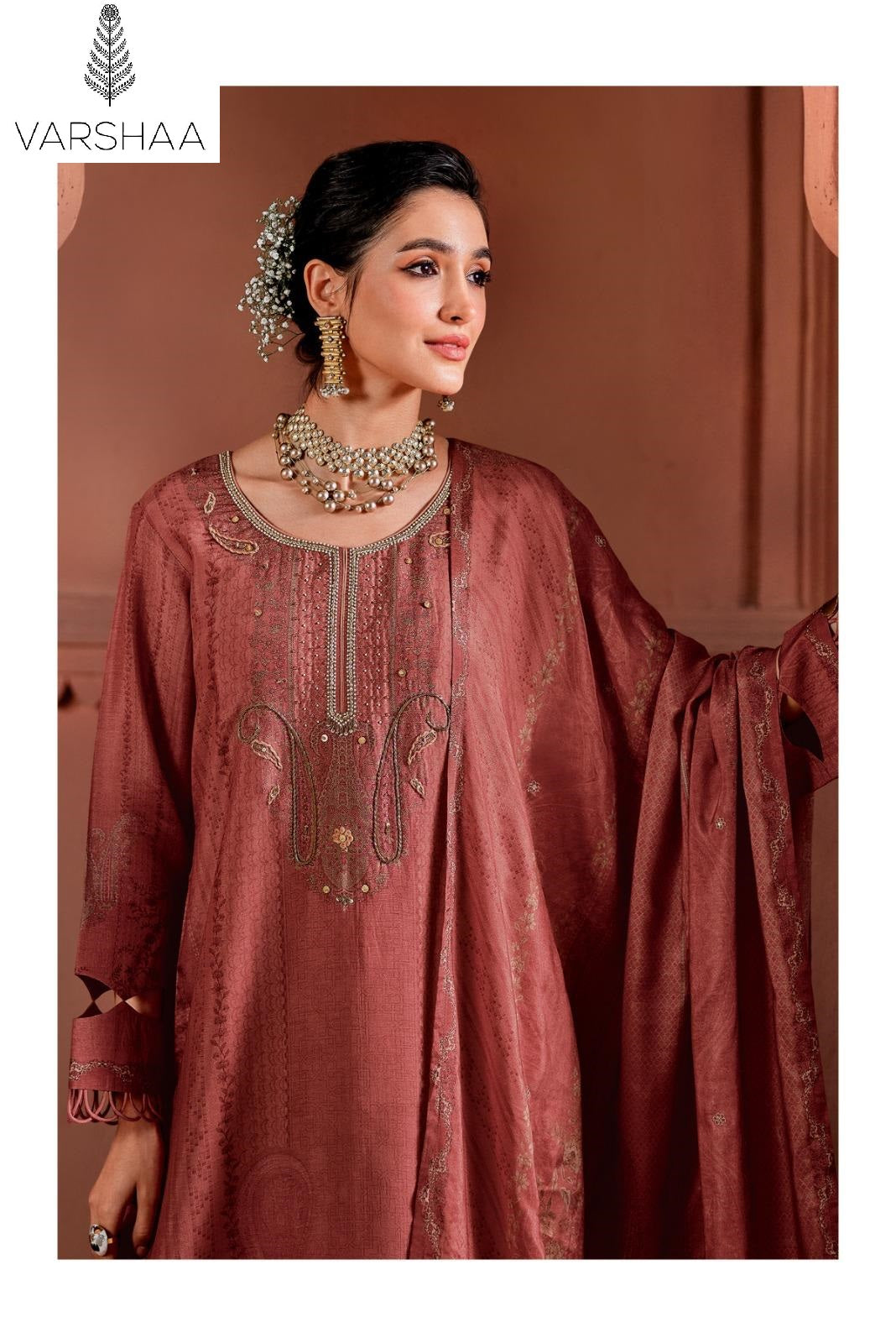 Santoni Varshaa Viscose Plazzo Style Suits Manufacturer Ahmedabad