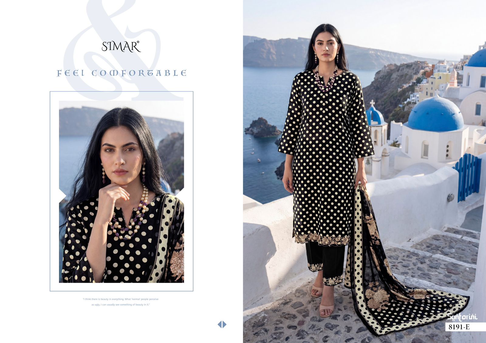Santorini Simar Muslin Pant Style Suits Wholesaler