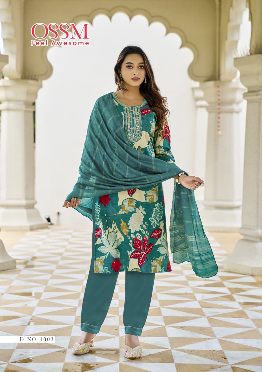 Sanvari Ossm Vetican Readymade Pant Style Suits Supplier Ahmedabad