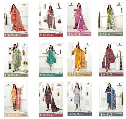 Sanvi Bahula Jaipuri Readymade Pant Style Suits Exporter Ahmedabad