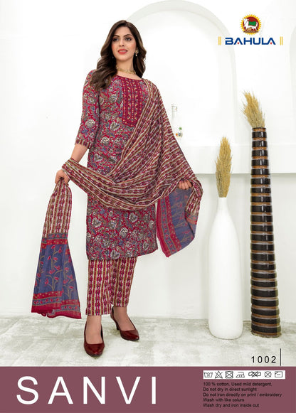 Sanvi Bahula Jaipuri Readymade Pant Style Suits Exporter Ahmedabad