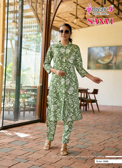 Sanvi Vol 1 Mystic 9 Viscose Co Ord Set Manufacturer India