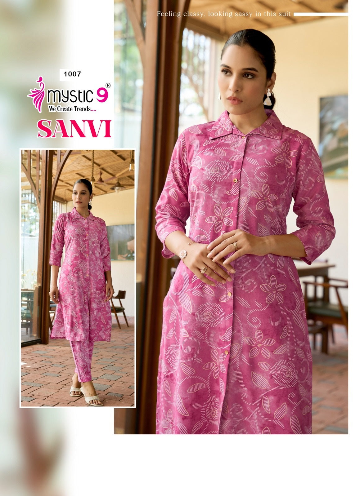 Sanvi Vol 1 Mystic 9 Viscose Co Ord Set Manufacturer India