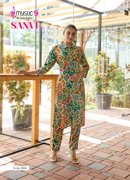 Sanvi Vol 1 Mystic 9 Viscose Co Ord Set Manufacturer India