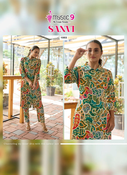 Sanvi Vol 1 Mystic 9 Viscose Co Ord Set Manufacturer India